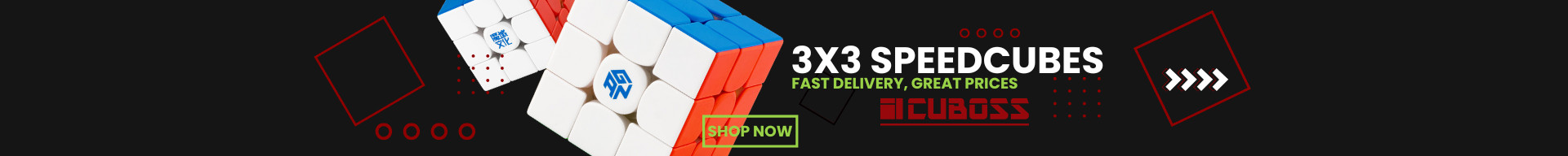 Cuboss ad for 3x3x3 puzzles